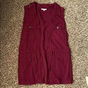 Maurices burgundy vest